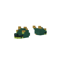 Ailes repliées, épaules de la panoplie Écailles du wyrm