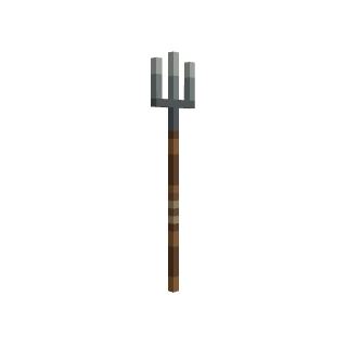 Fourche rustique, arme common de La Brute