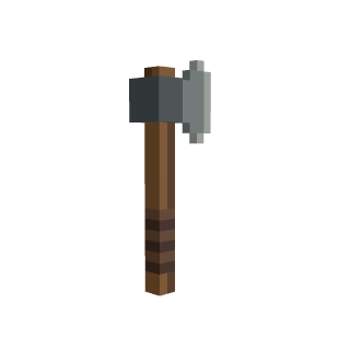 Hache de bûcheron, arme common de La Brute